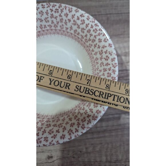 English Ironstone Tableware Provence Red Pattern vegetable  Bowl 8 3/4" - Picture 7 of 7
